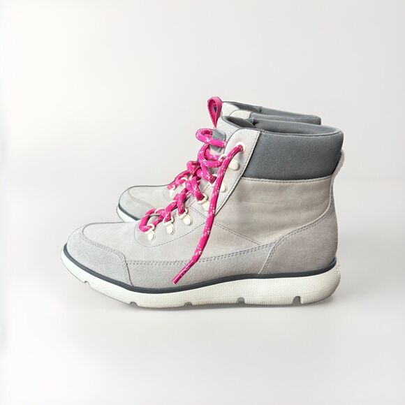 Cole Haan ZG Omni Hiker Boots Womens Size 8 Gray Pink W23085 - Picture 1 of 10